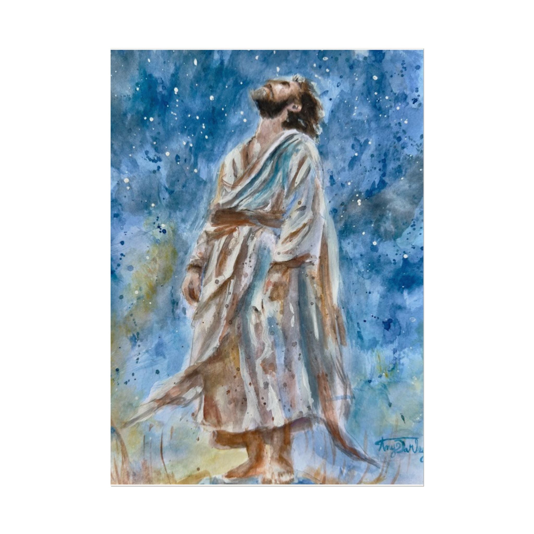 Thy Will | Textured Matte Inspirational Wall Art