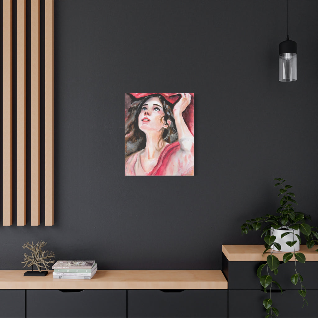 Red Veil | Canvas Print