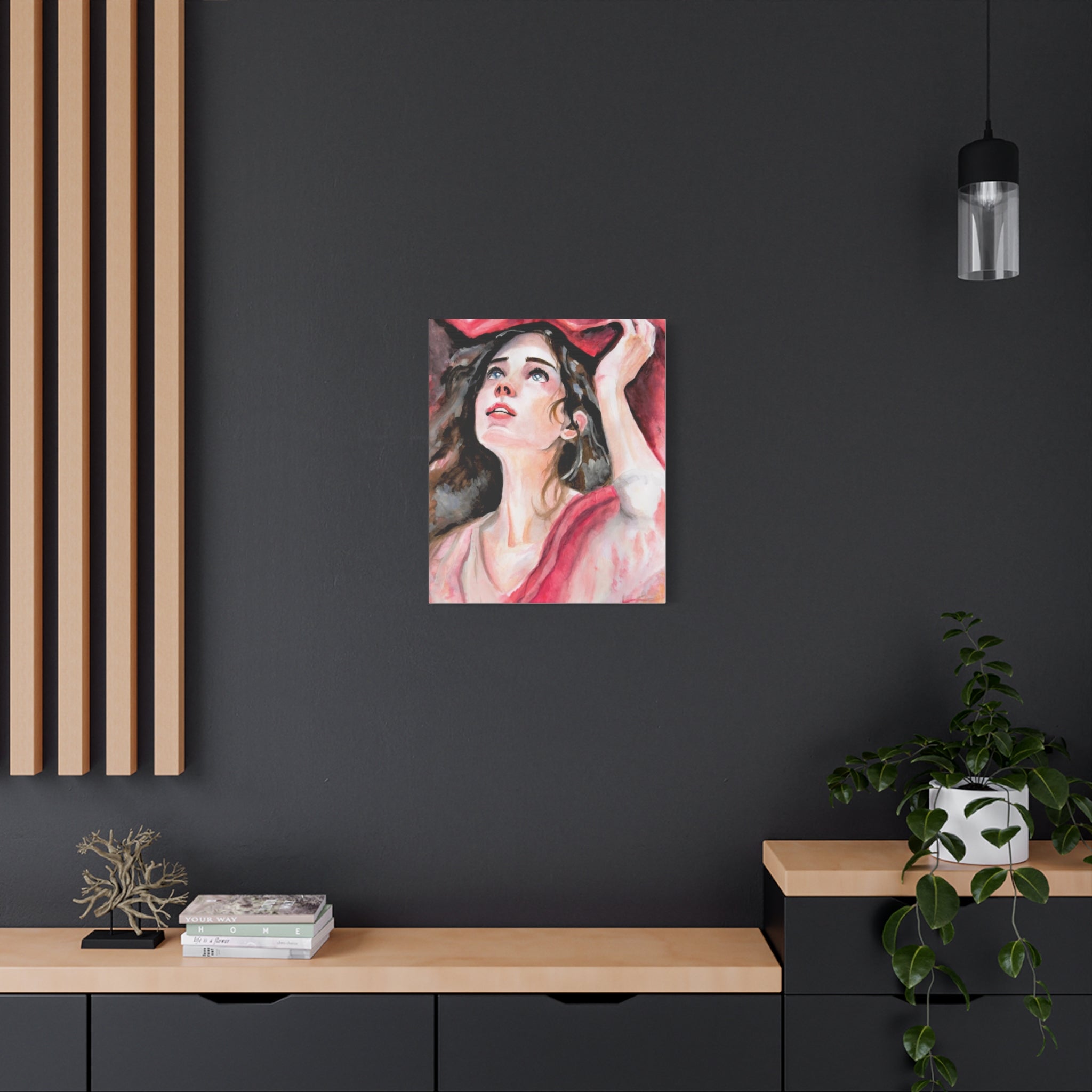 Red Veil | Canvas Print