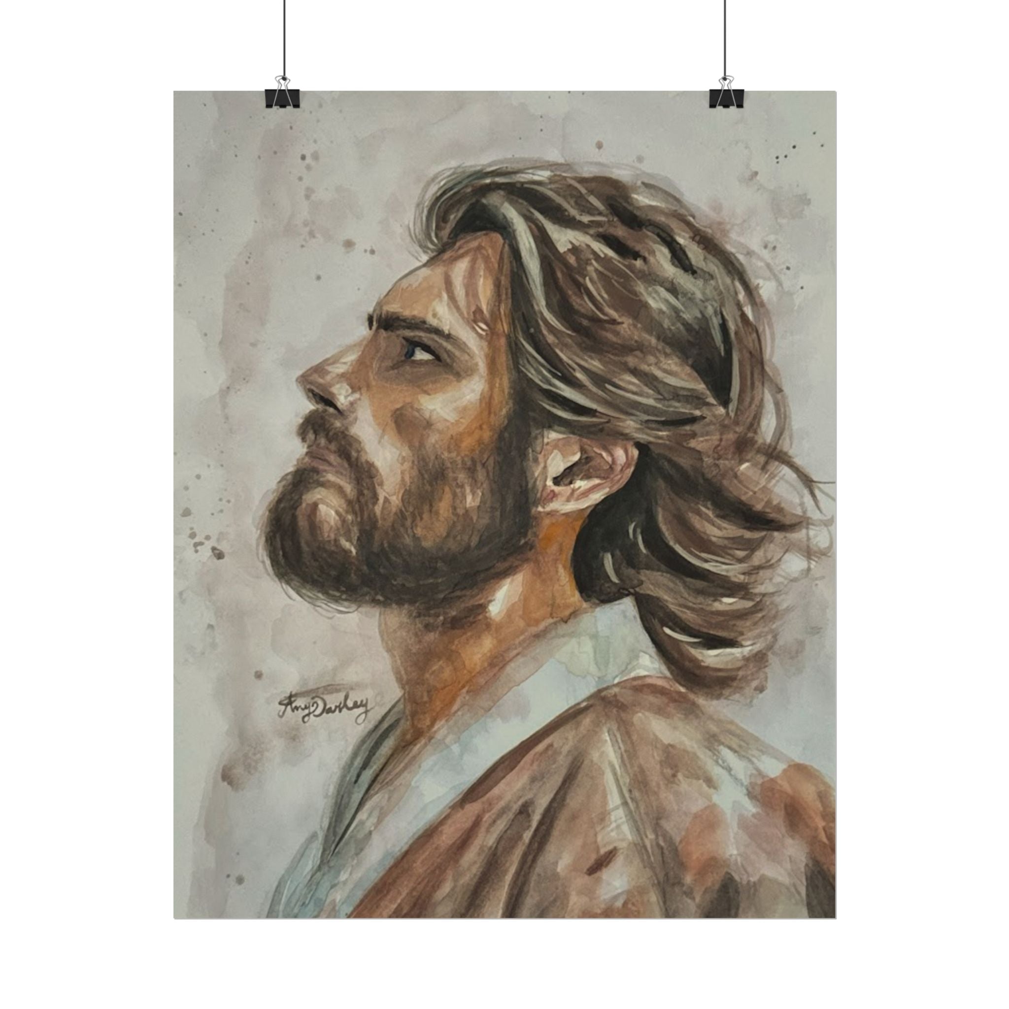 Copy of Copy of Copy of Still, He Stands | Textured Matte Wall Art