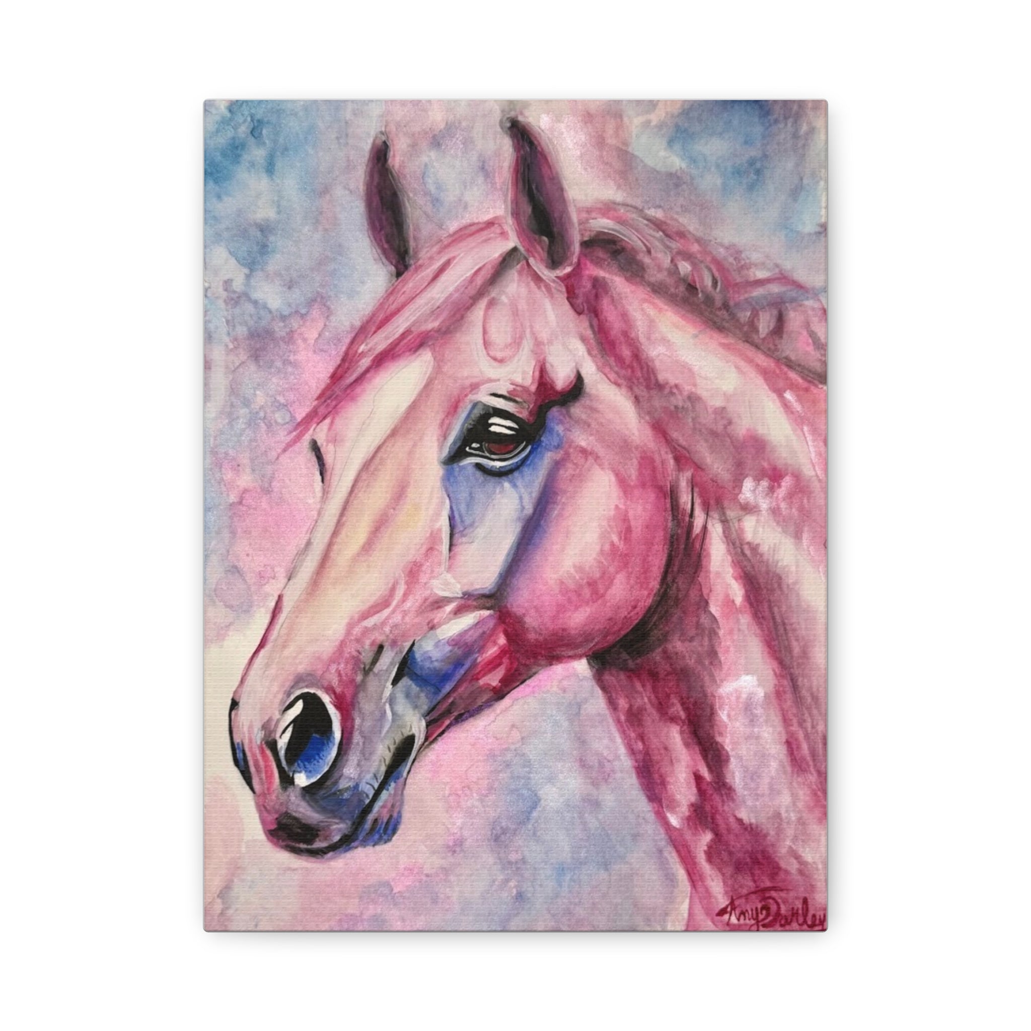 The Pink Horse | Canvas Print