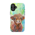 Highland Cow | Watercolor Protective Phone Case