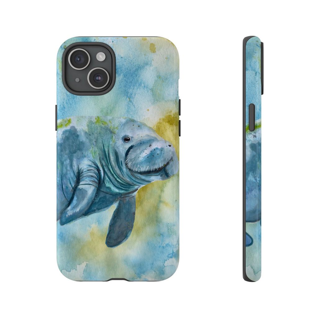 The Manatee | Watercolor Protective Phone Case