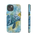 The Manatee | Watercolor Protective Phone Case