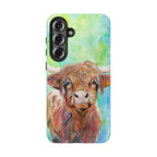 Highland Cow | Watercolor Protective Phone Case