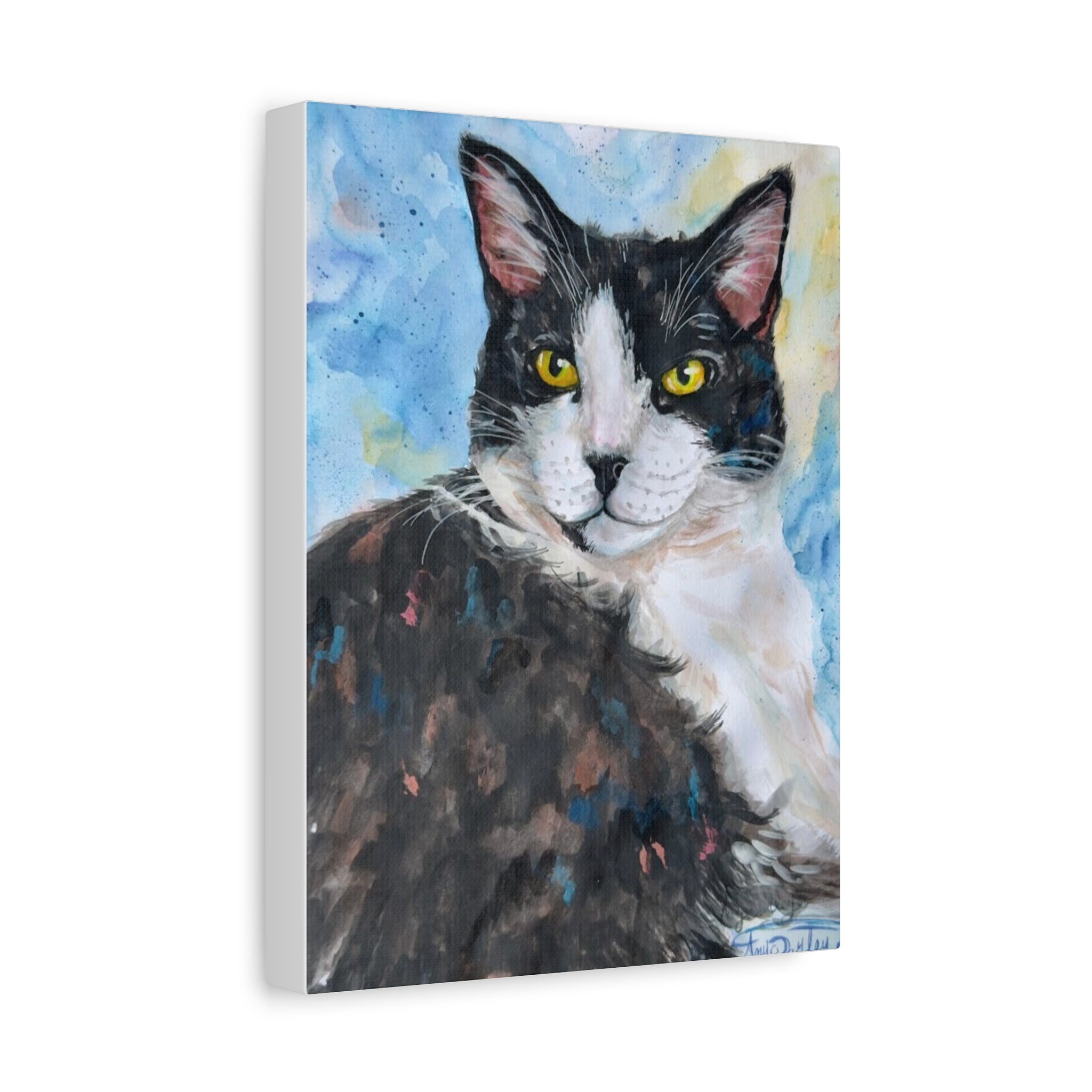 Moose the Tuxedo Cat | Canvas Print