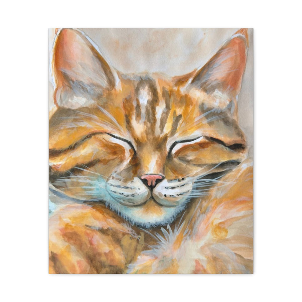 The Sleepy Cat | Canvas Print