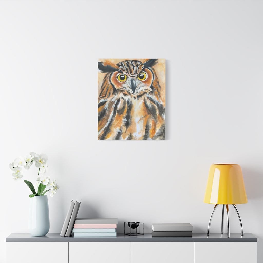The Horned Owl | Canvas Print
