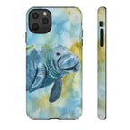 The Manatee | Watercolor Protective Phone Case