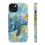 The Manatee | Watercolor Protective Phone Case