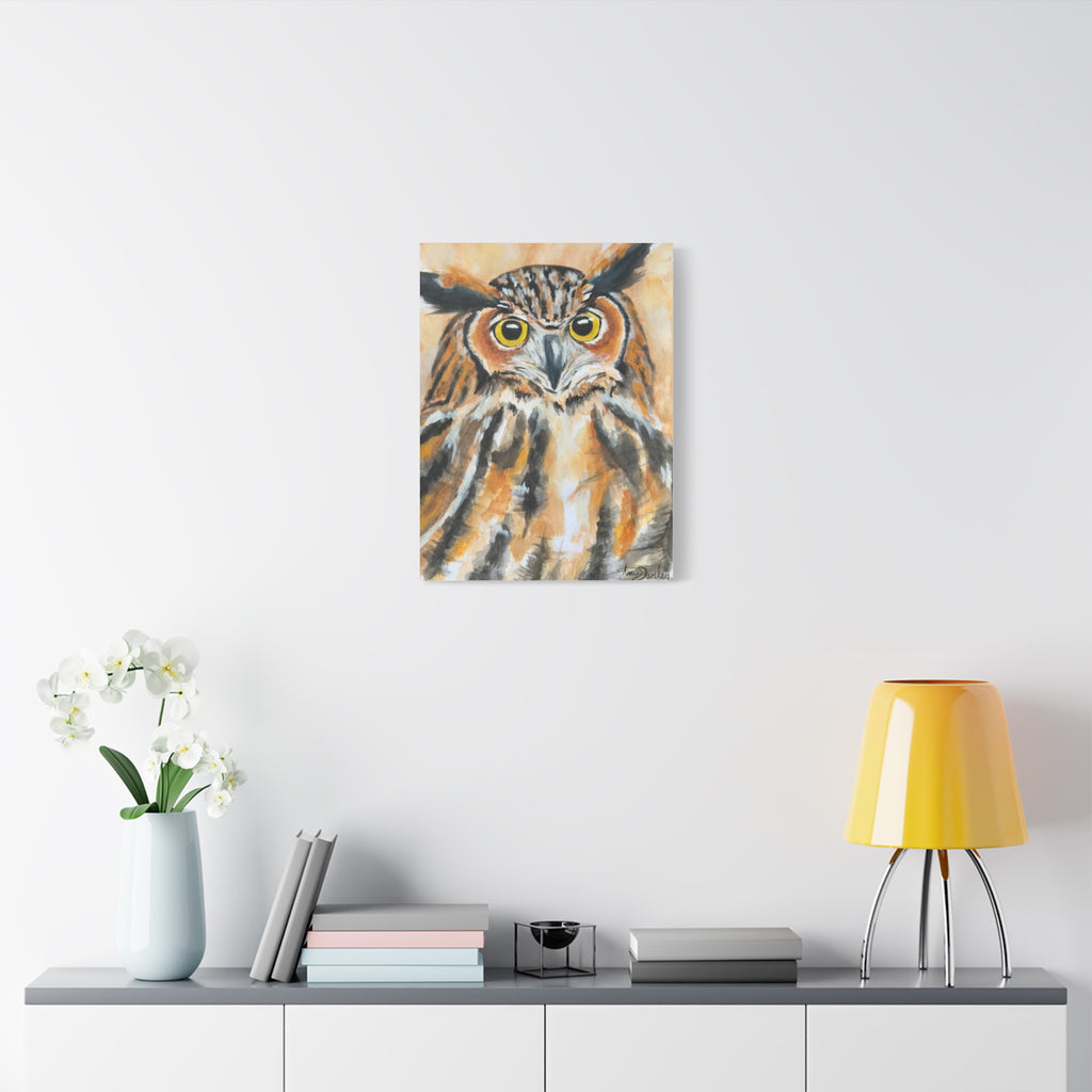 The Horned Owl | Canvas Print