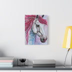 The Candy Cane Horse | Canvas Print
