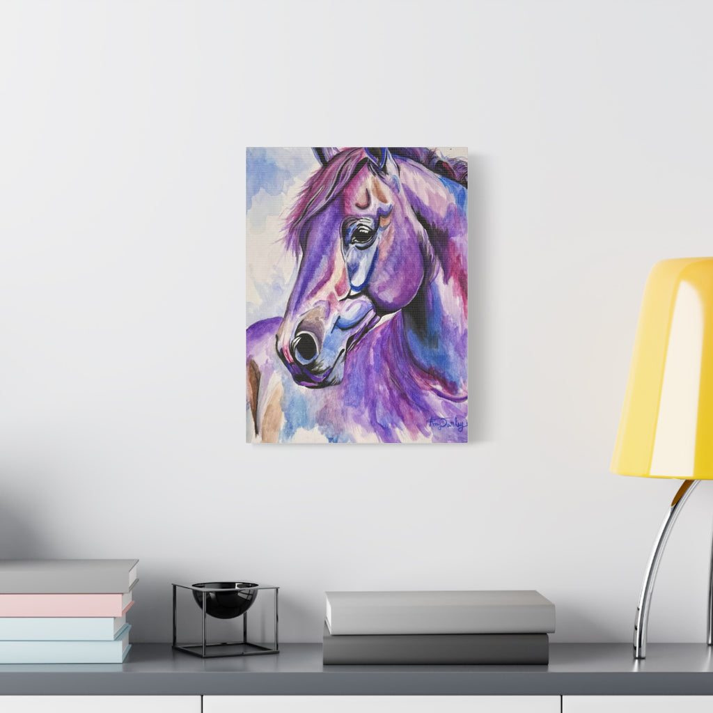 Purple Horse | Canvas Print