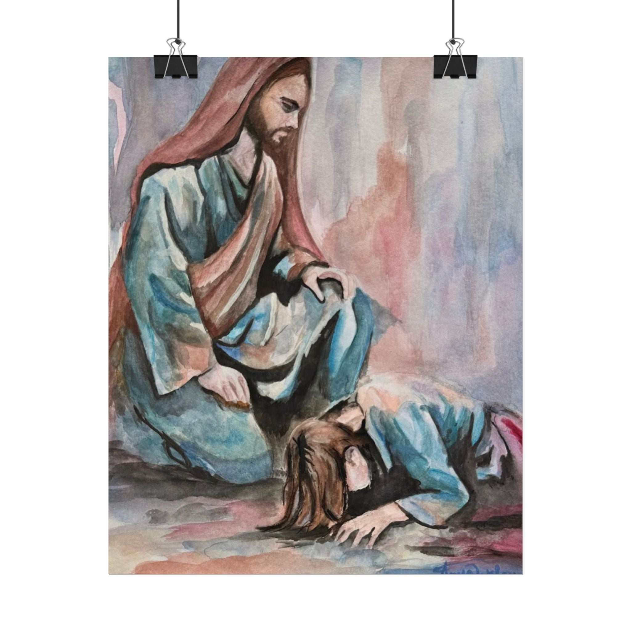 Copy of Still, He Stands | Textured Matte Wall Art