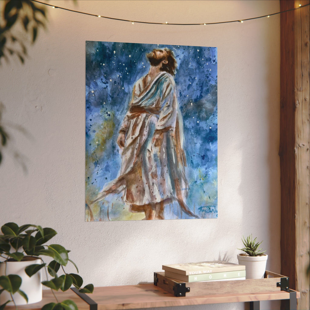 Thy Will | Textured Matte Inspirational Wall Art