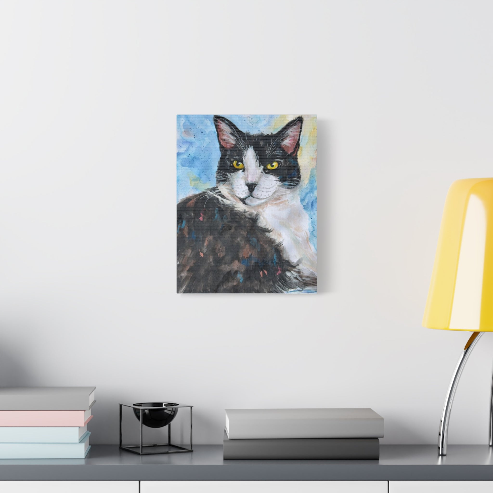 Moose the Tuxedo Cat | Canvas Print