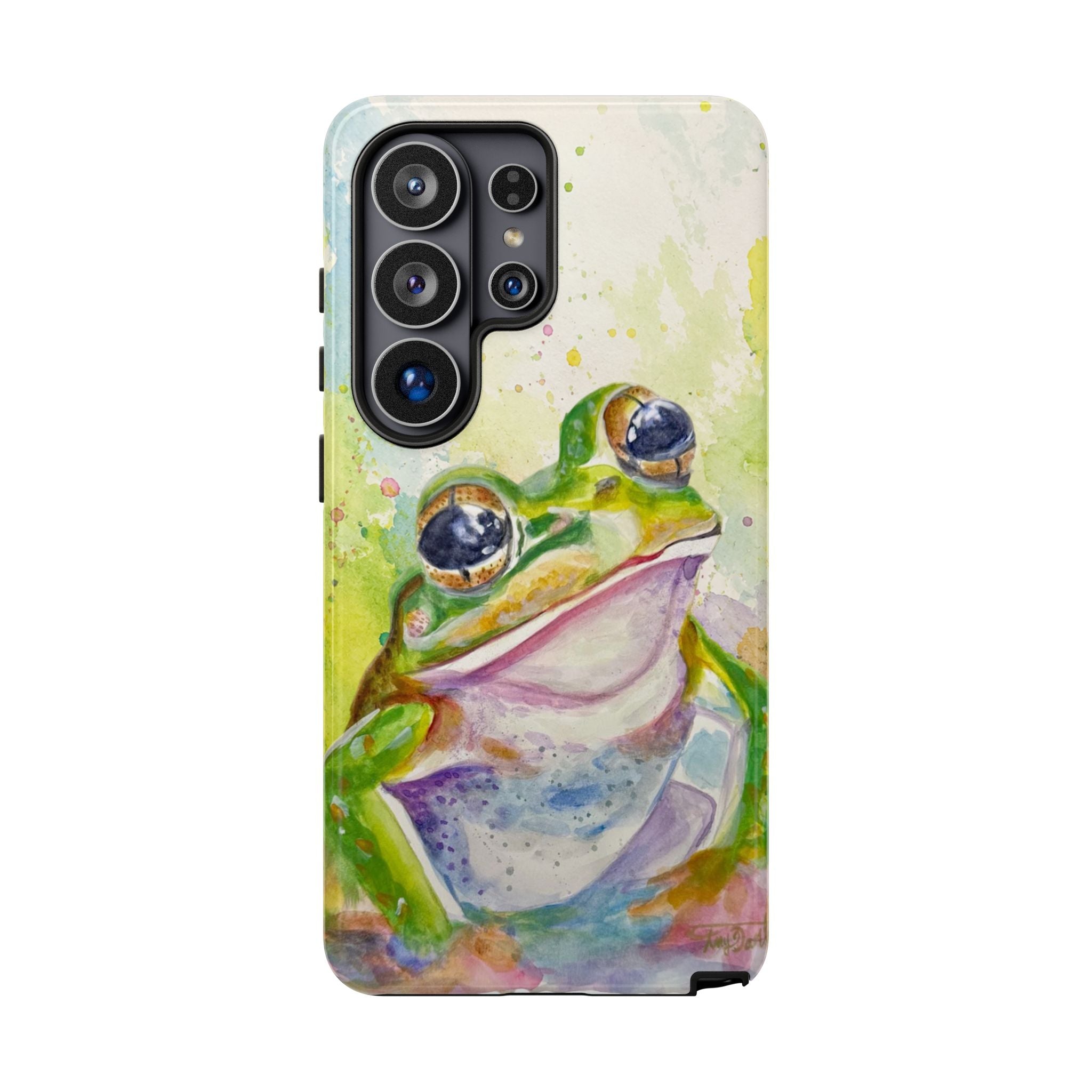 The Frog | Watercolor Protective Phone Case