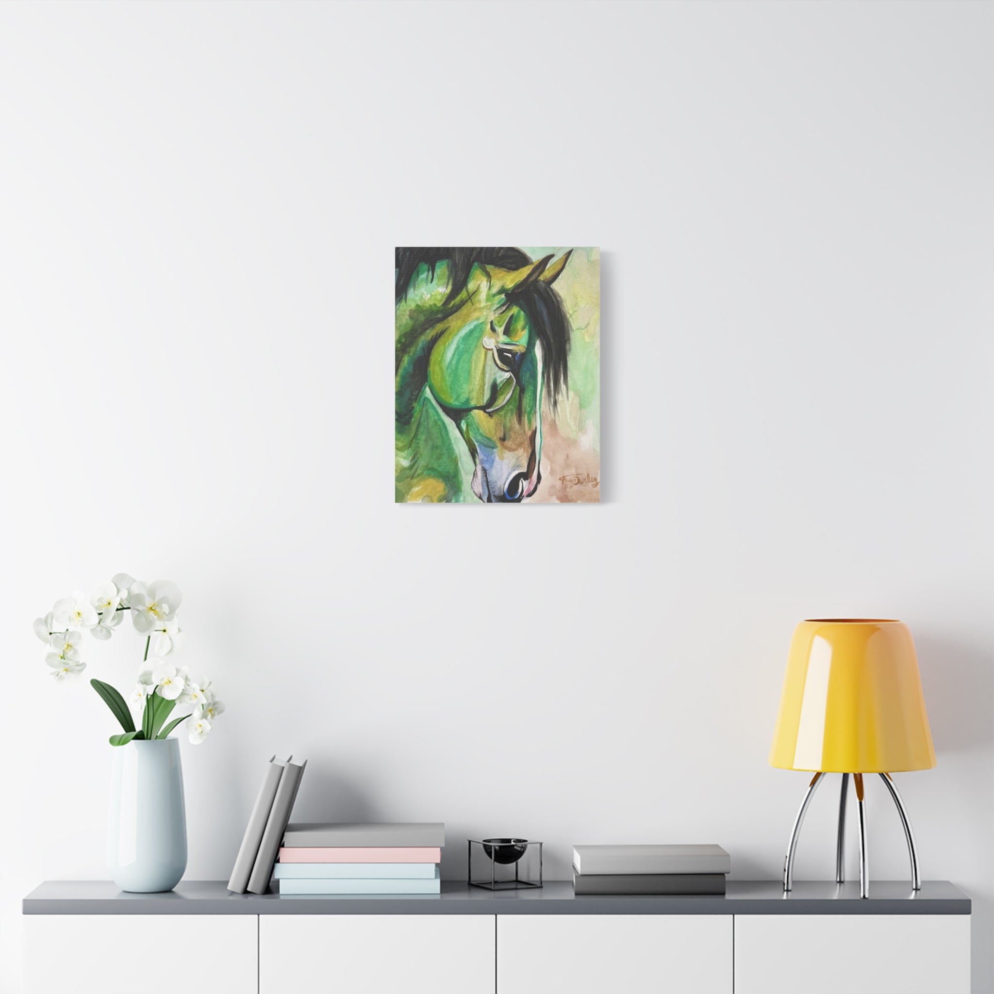 The Green Horse | Canvas Print