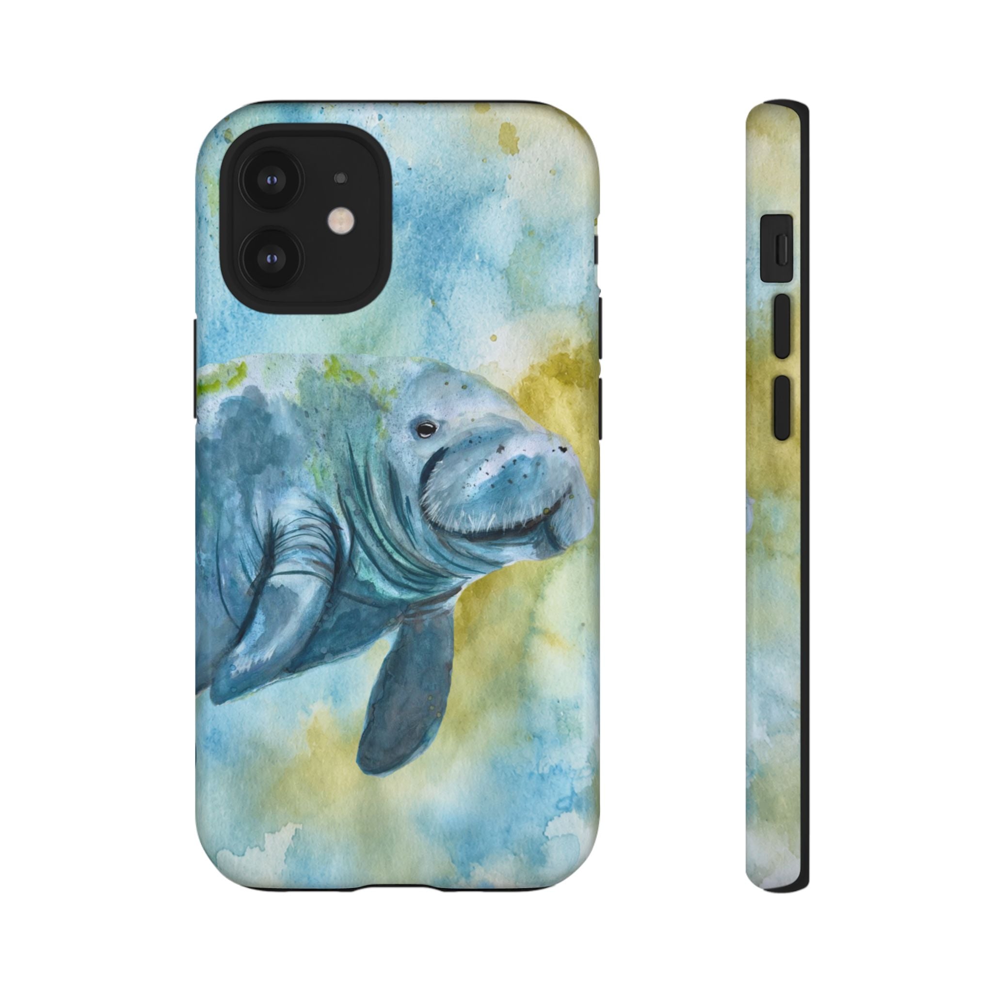 The Manatee | Watercolor Protective Phone Case