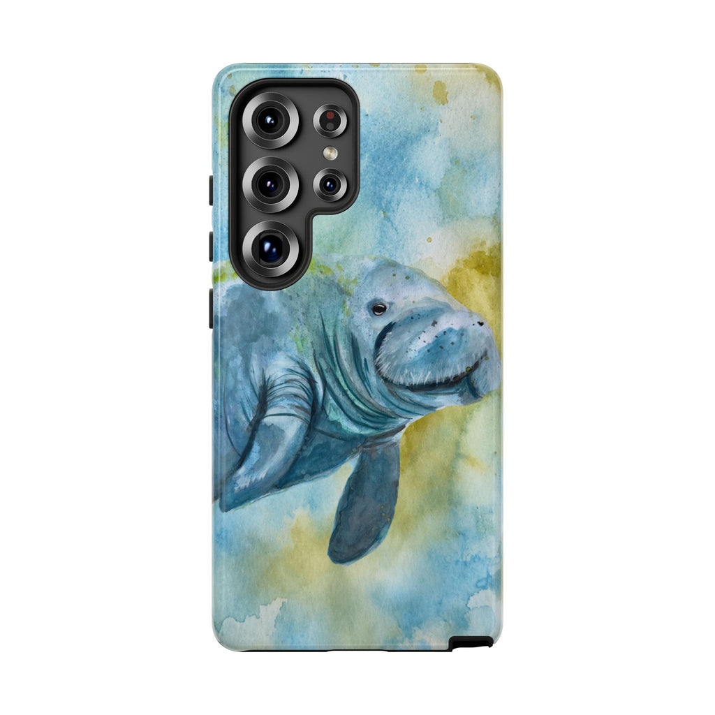 The Manatee | Watercolor Protective Phone Case
