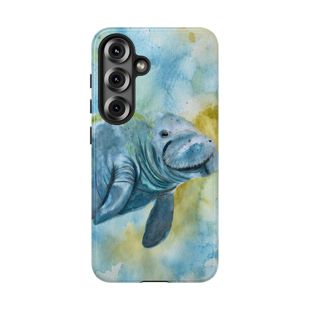 The Manatee | Watercolor Protective Phone Case