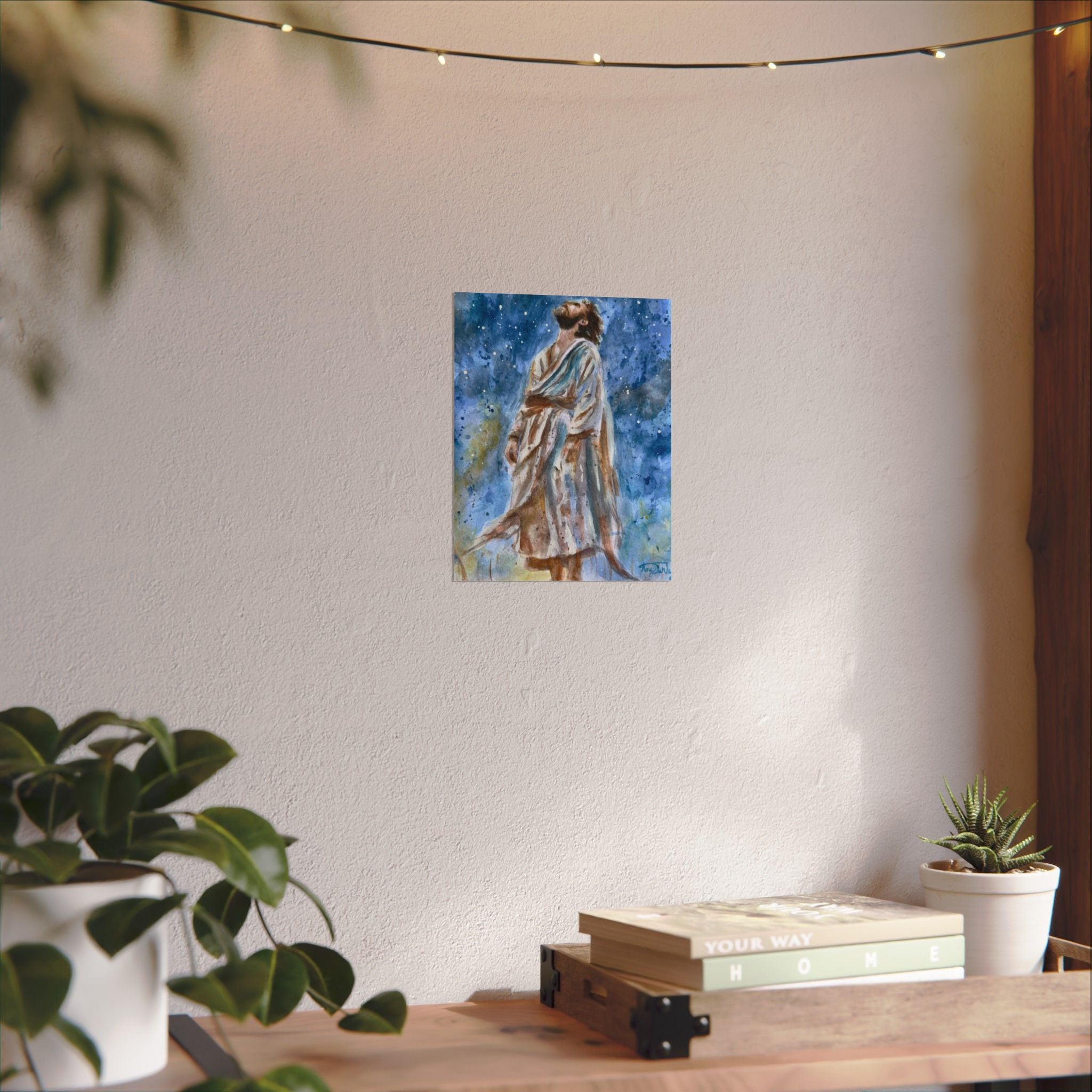 Thy Will | Textured Matte Inspirational Wall Art