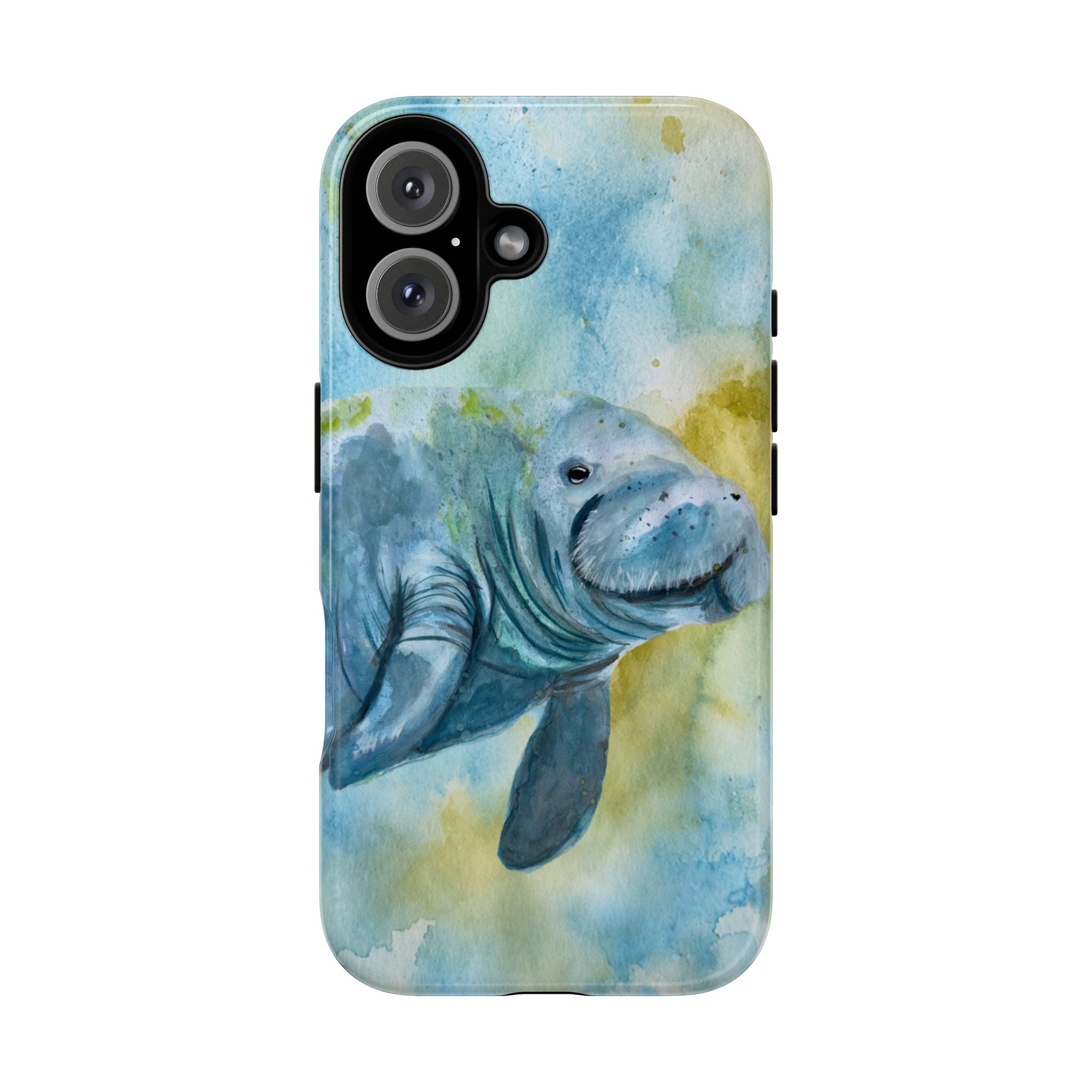 The Manatee | Watercolor Protective Phone Case