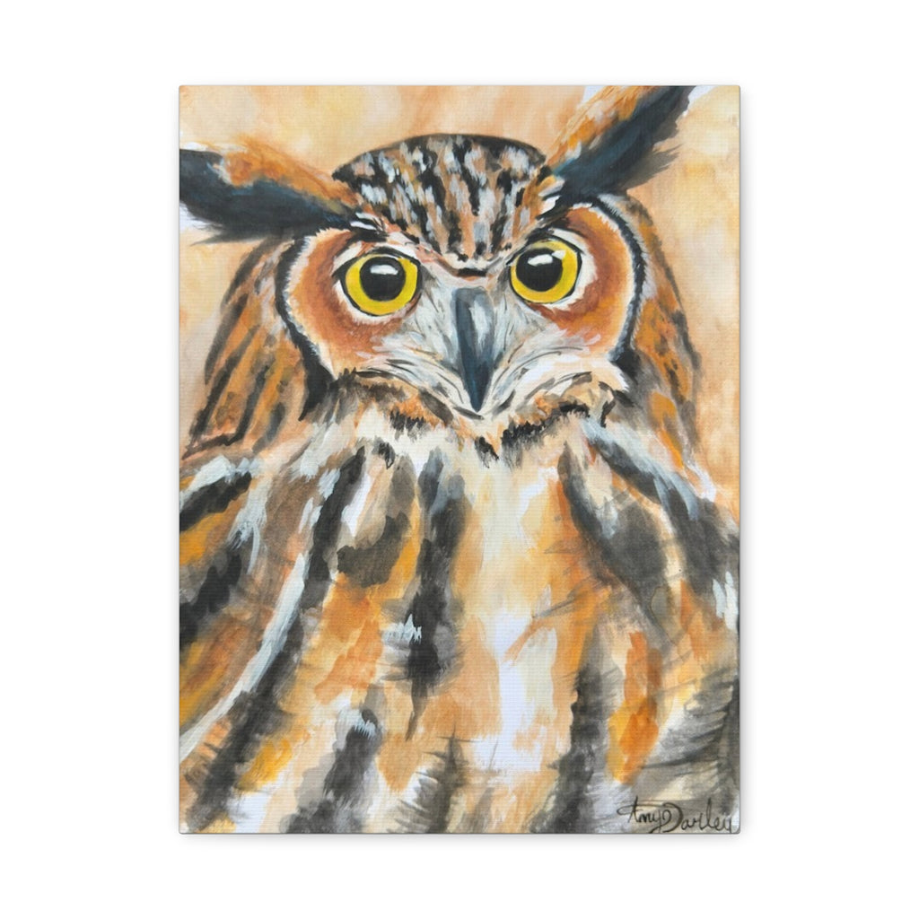 The Horned Owl | Canvas Print