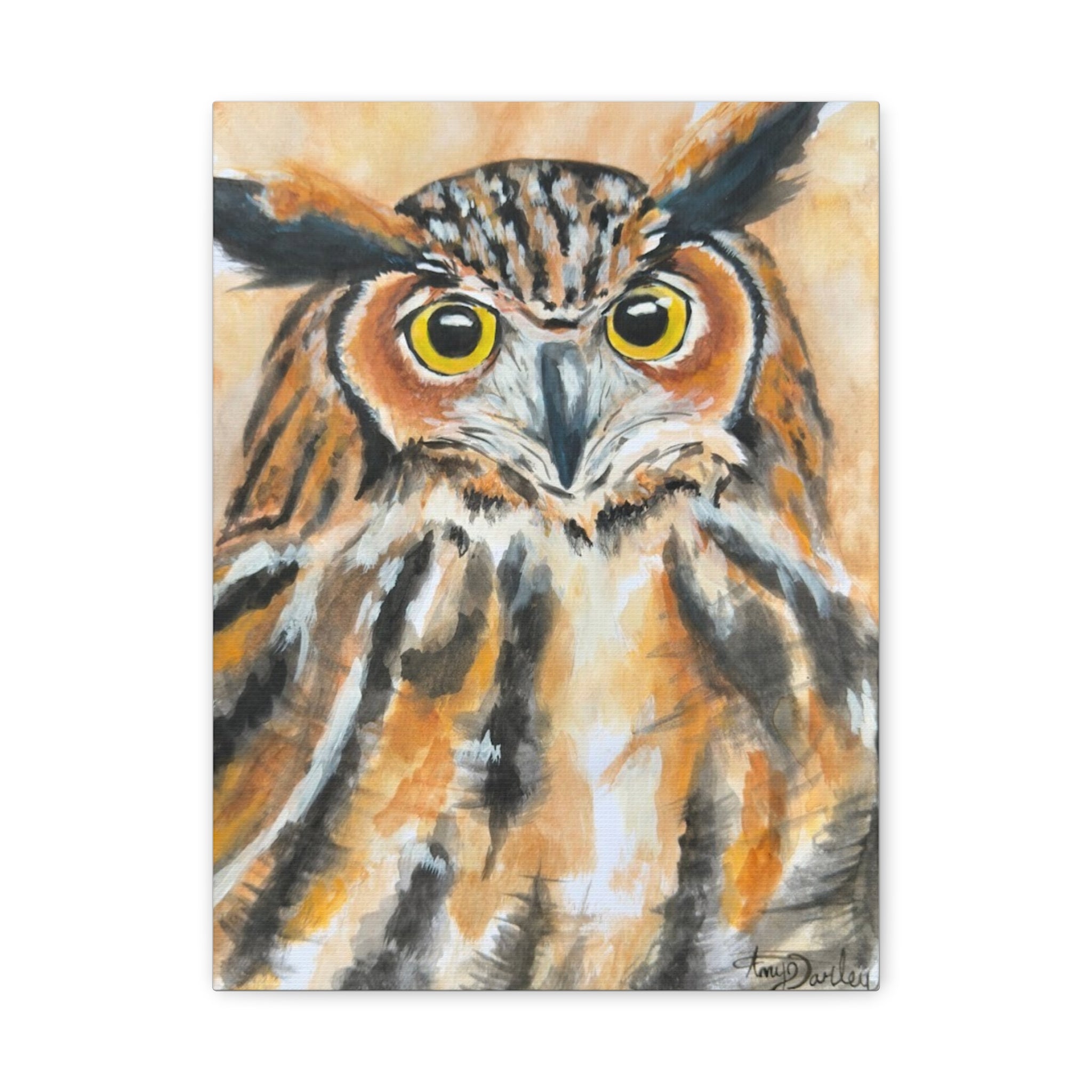The Horned Owl | Canvas Print