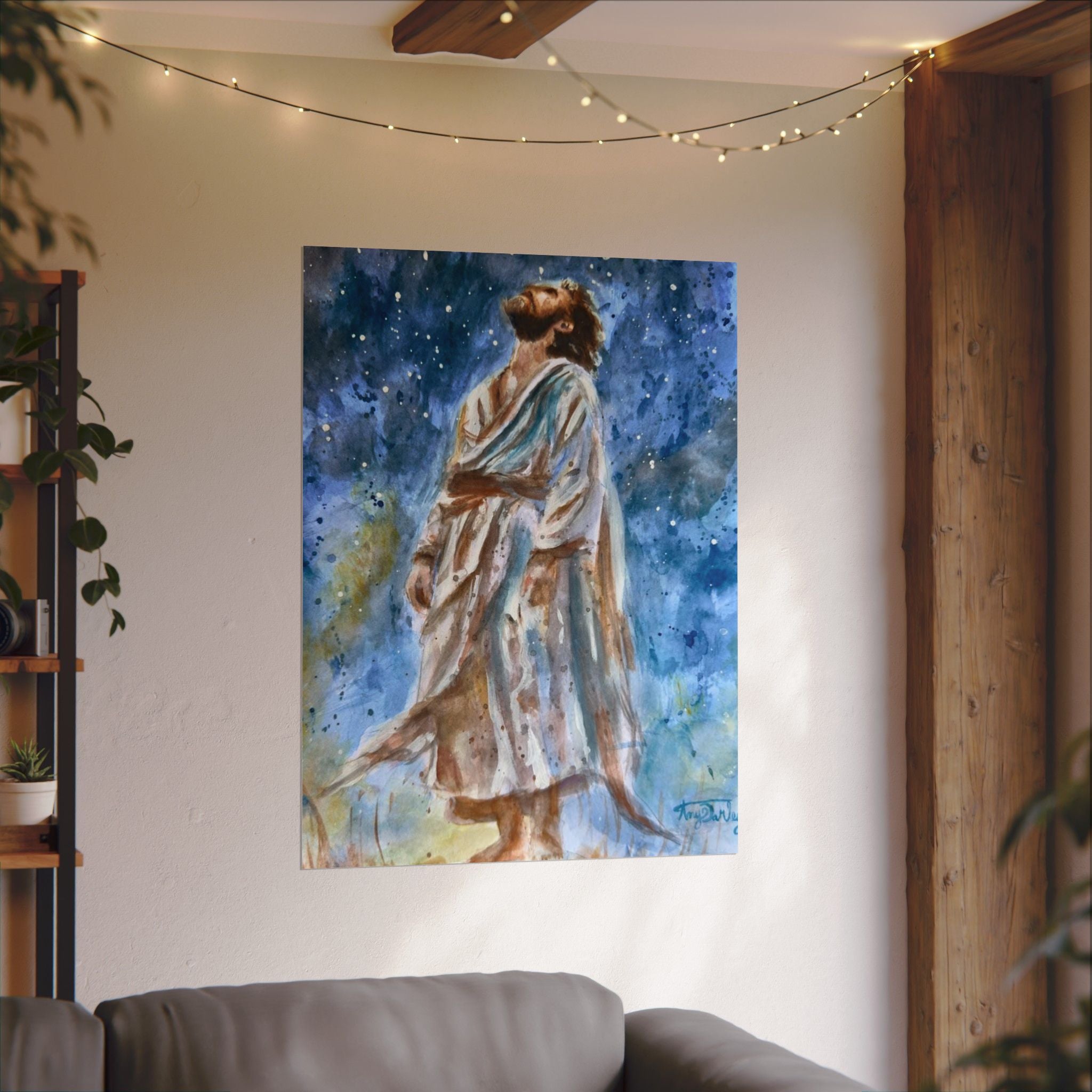 Thy Will | Textured Matte Inspirational Wall Art