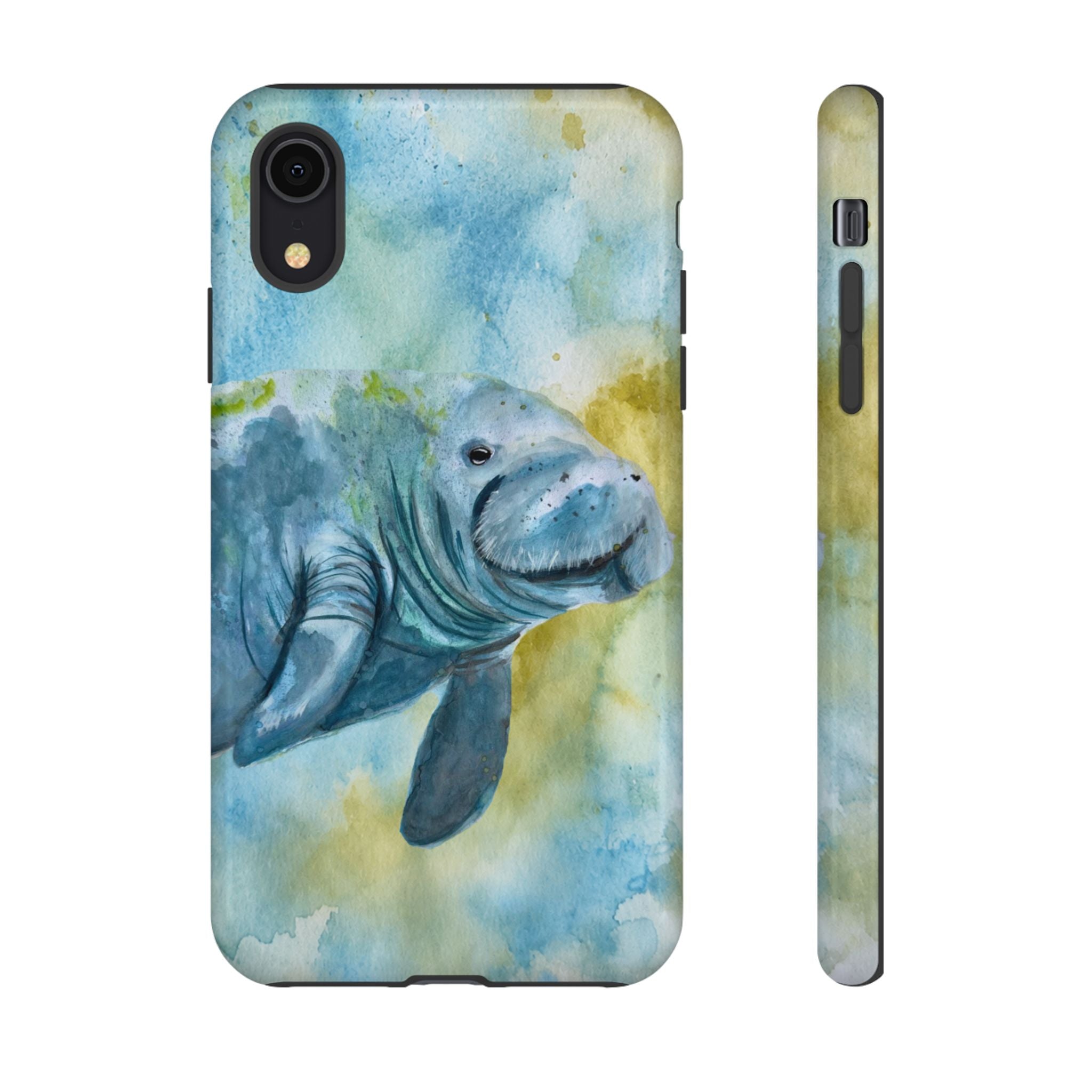 The Manatee | Watercolor Protective Phone Case