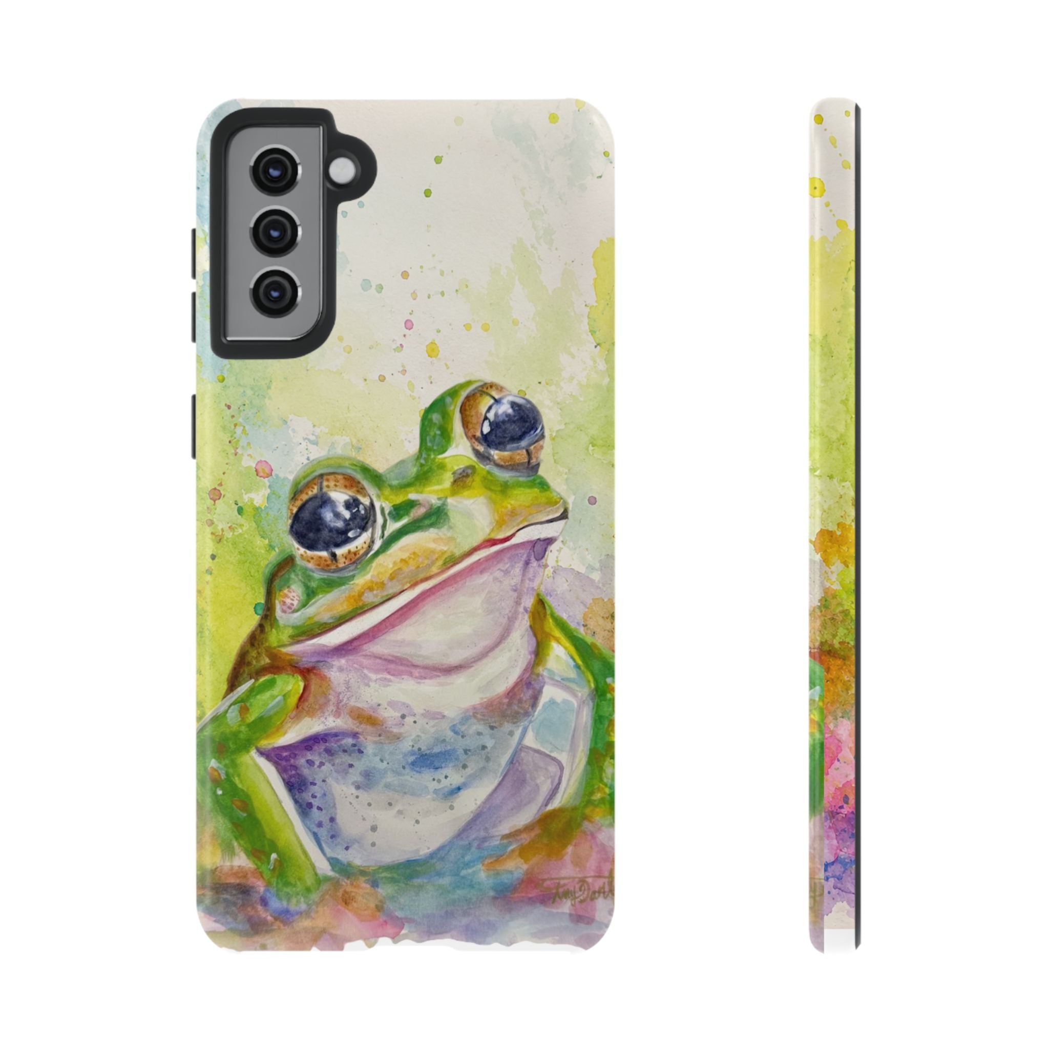 The Frog | Watercolor Protective Phone Case