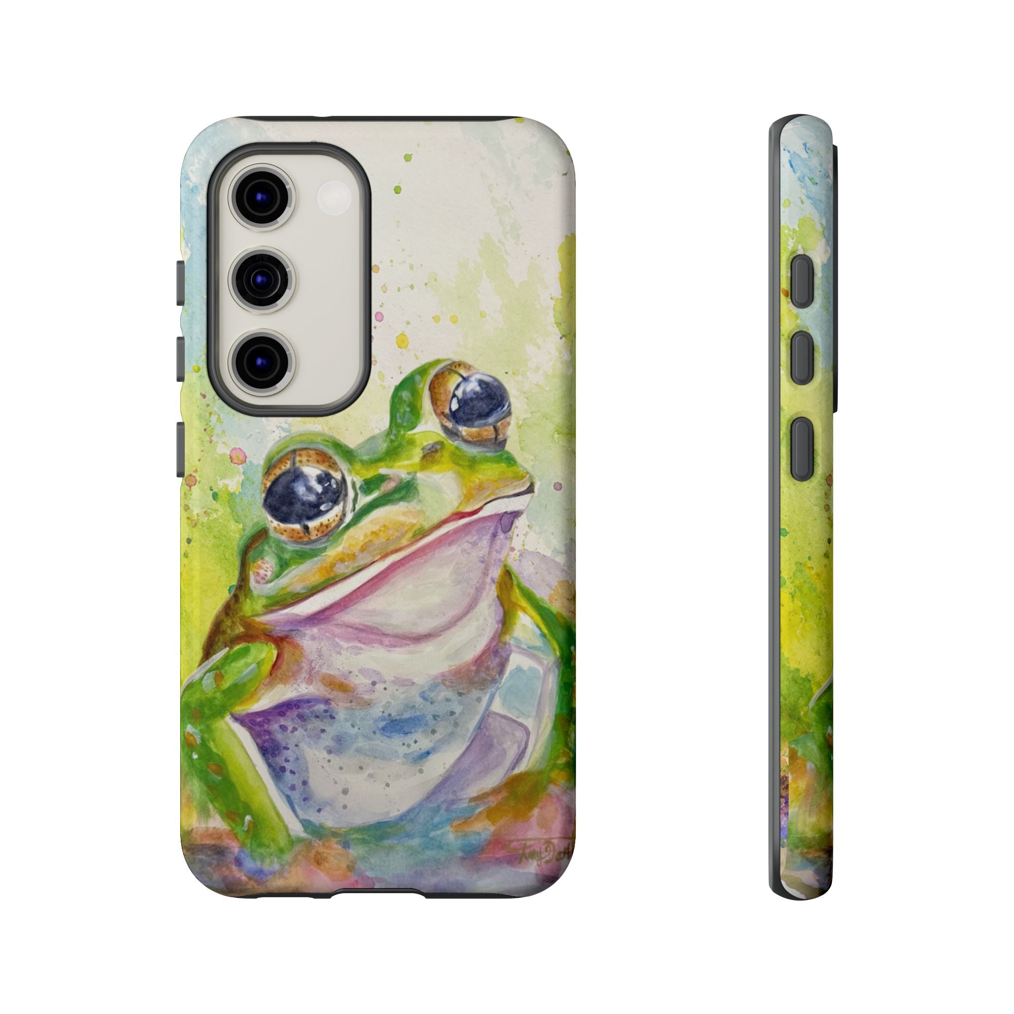 The Frog | Watercolor Protective Phone Case