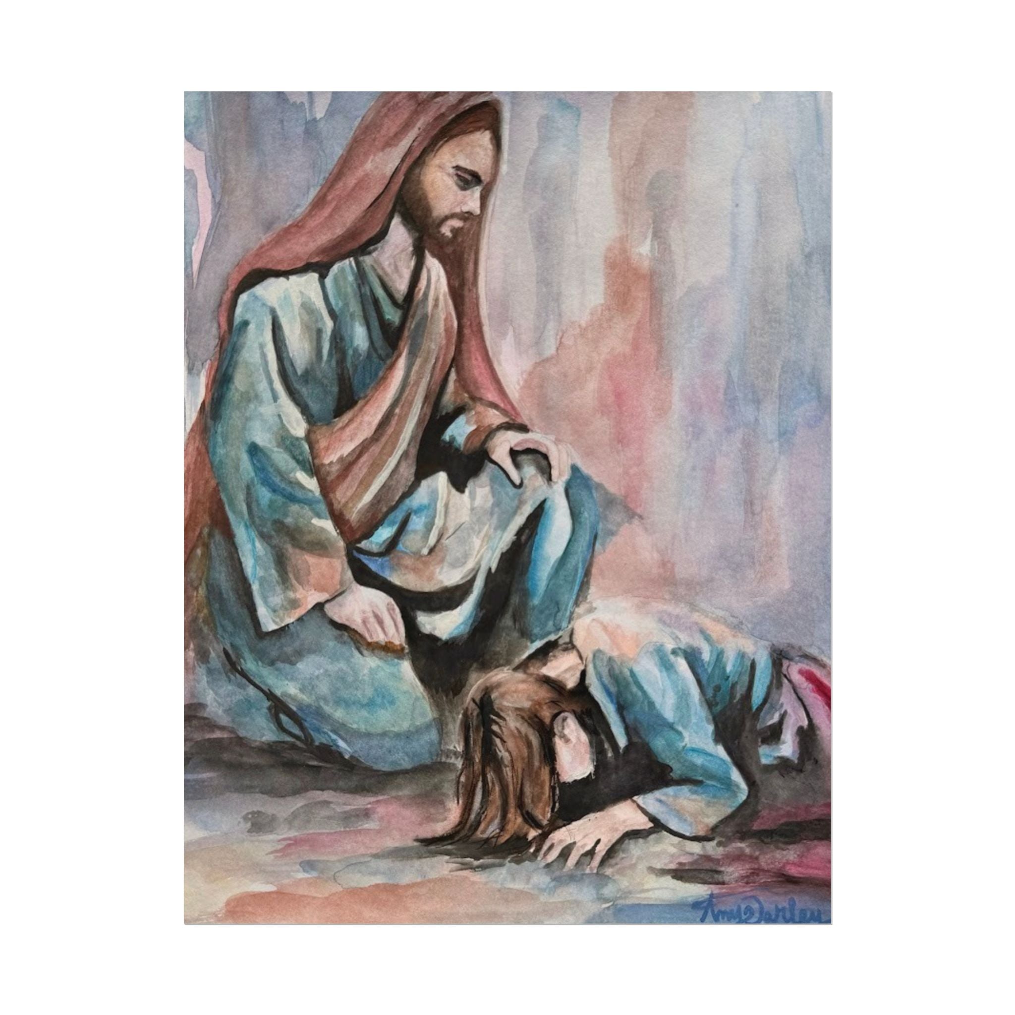 Copy of Still, He Stands | Textured Matte Wall Art