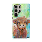 Highland Cow | Watercolor Protective Phone Case