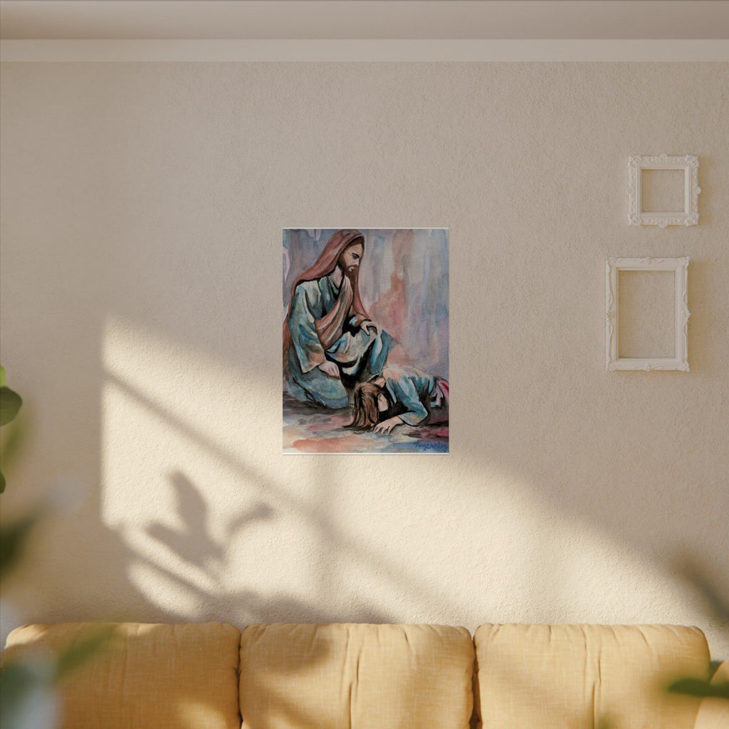 Copy of Still, He Stands | Textured Matte Wall Art