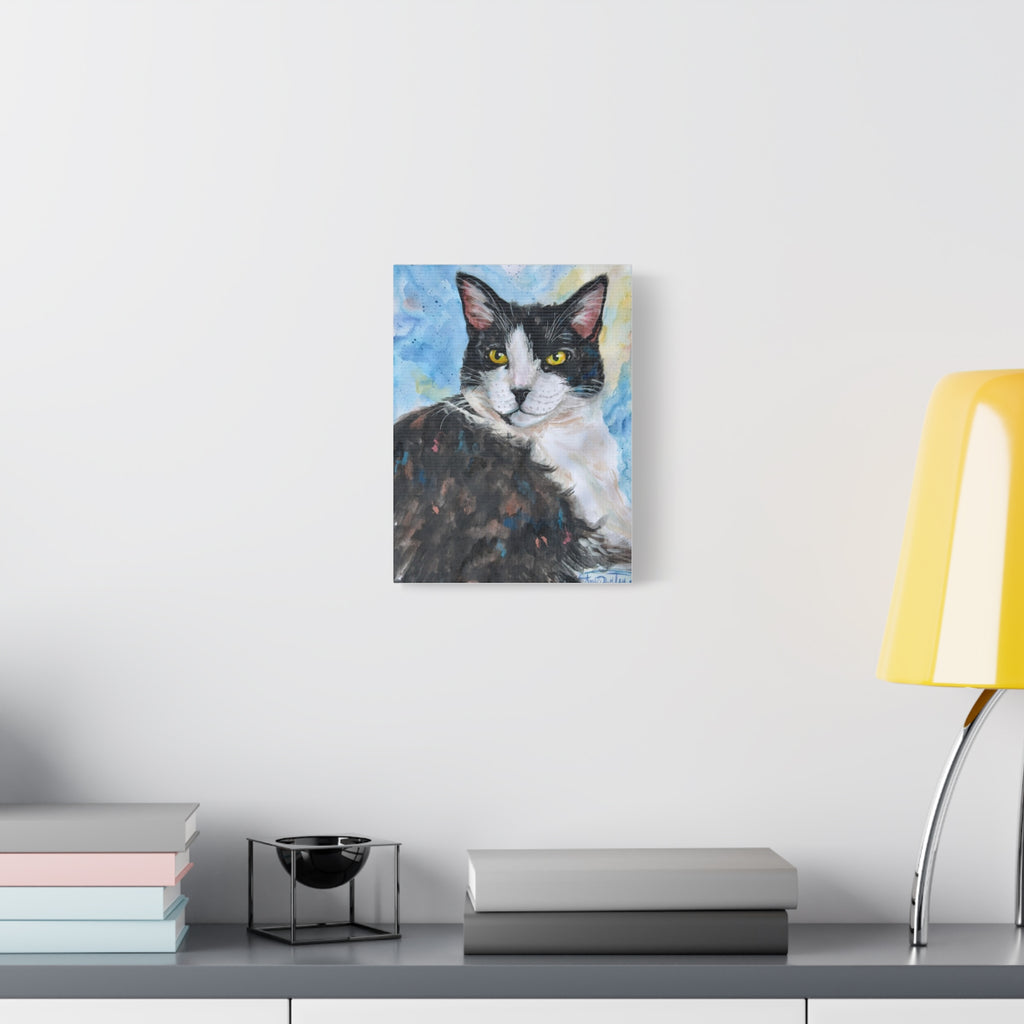 Moose the Tuxedo Cat | Canvas Print