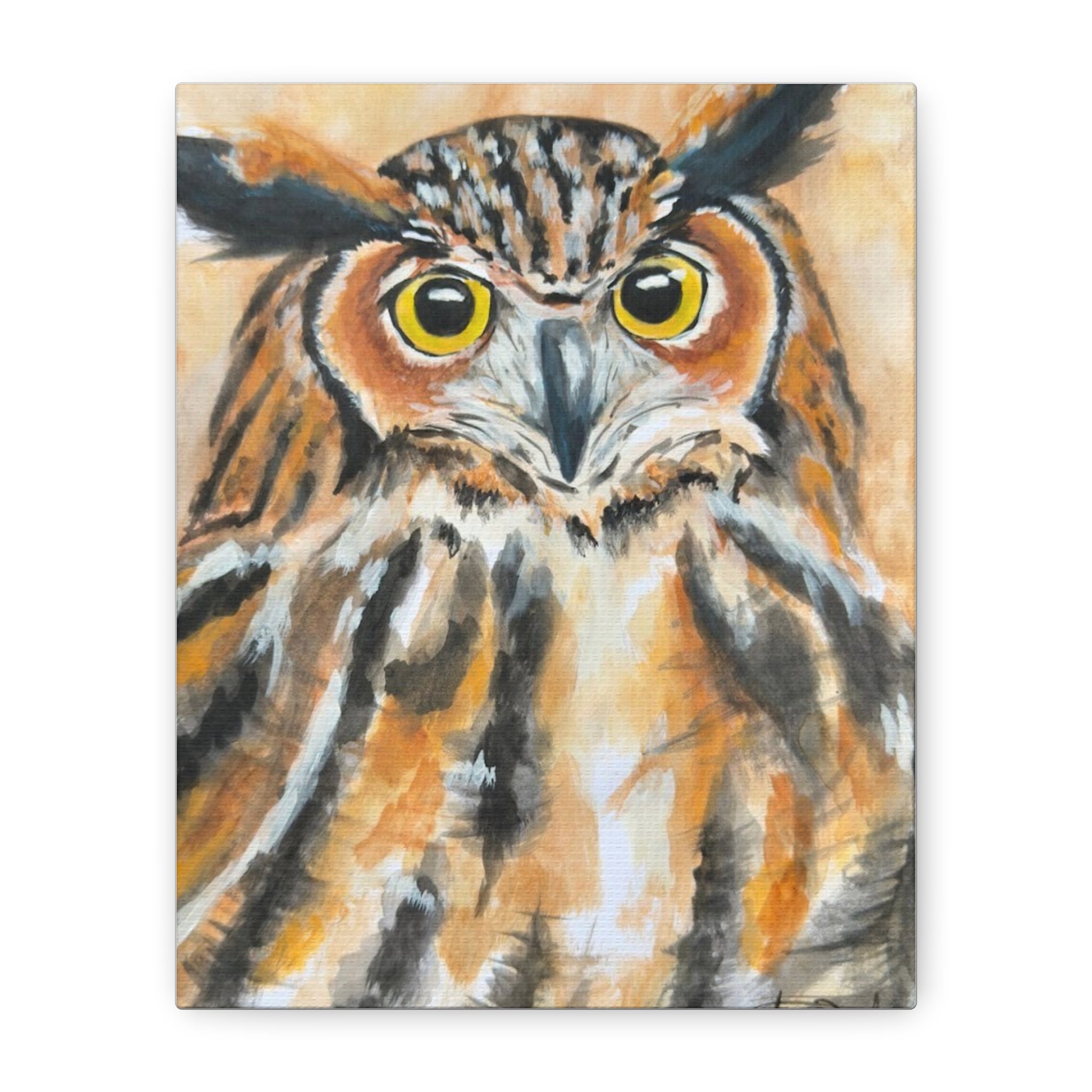 The Horned Owl | Canvas Print