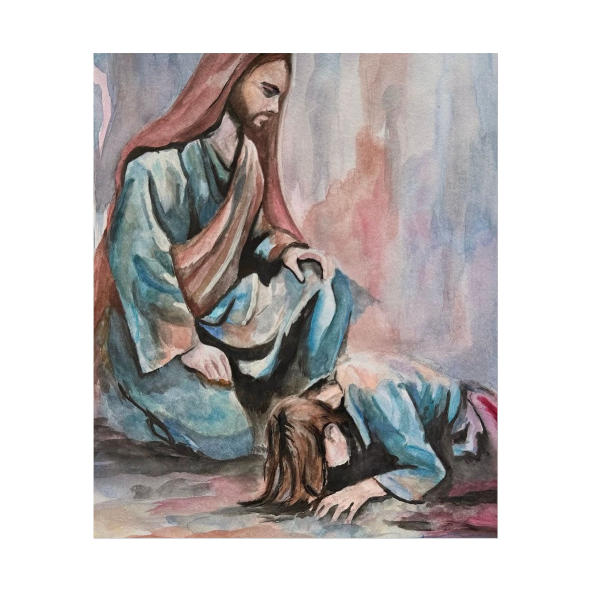 Copy of Still, He Stands | Textured Matte Wall Art
