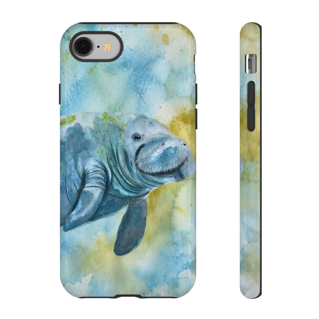 The Manatee | Watercolor Protective Phone Case