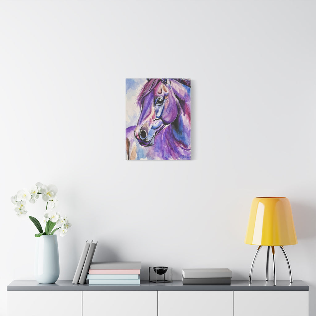 Purple Horse | Canvas Print