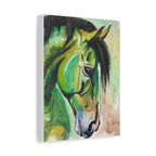Green Horse | Canvas Print