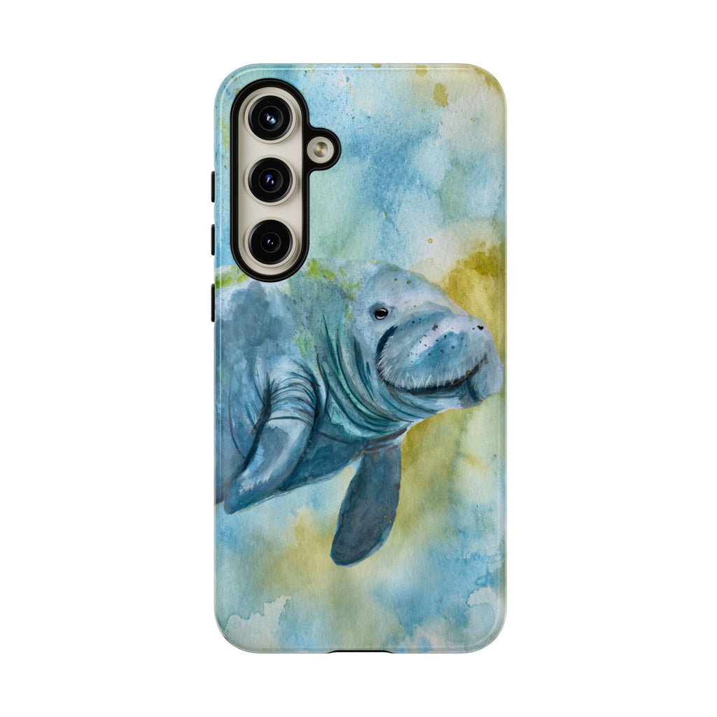 The Manatee | Watercolor Protective Phone Case