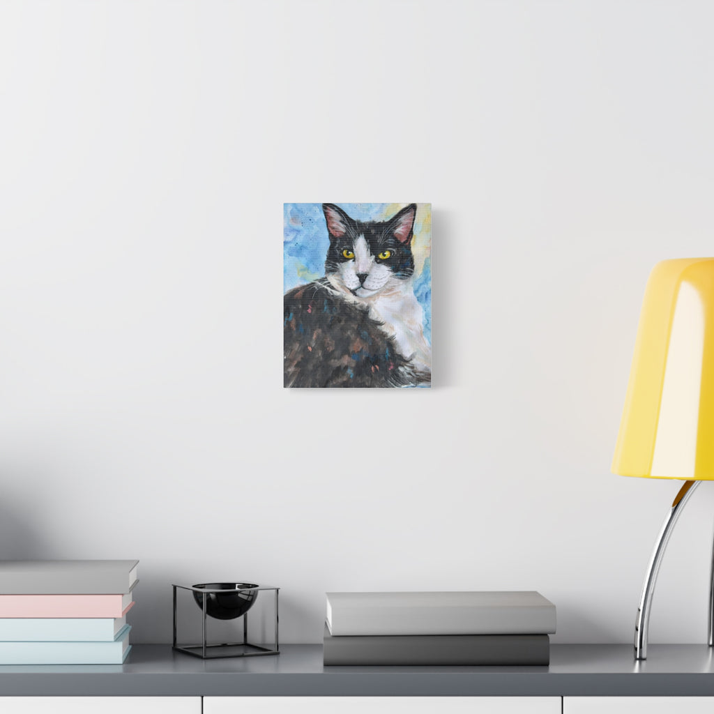 Moose the Tuxedo Cat | Canvas Print