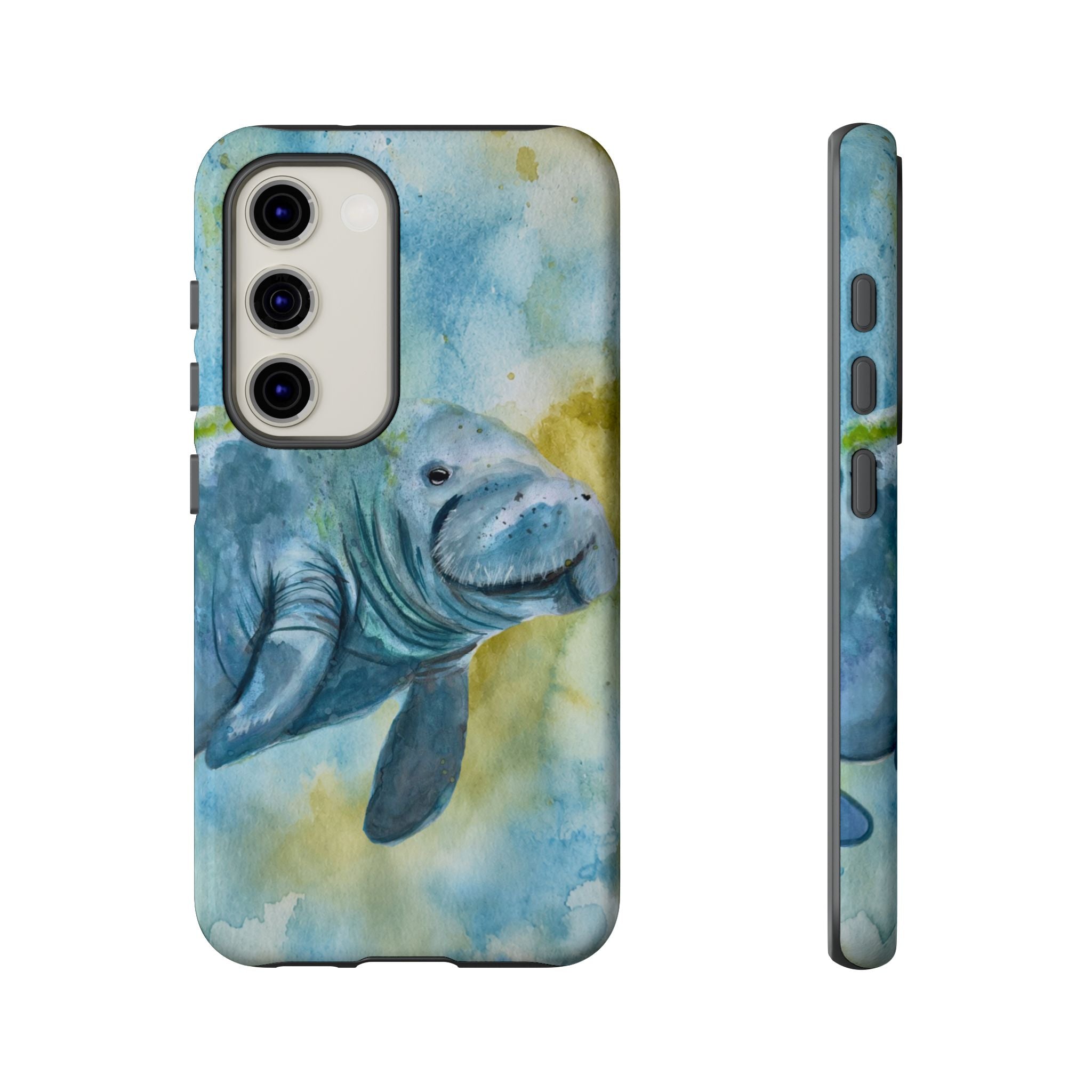 The Manatee | Watercolor Protective Phone Case