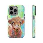 Highland Cow | Watercolor Protective Phone Case