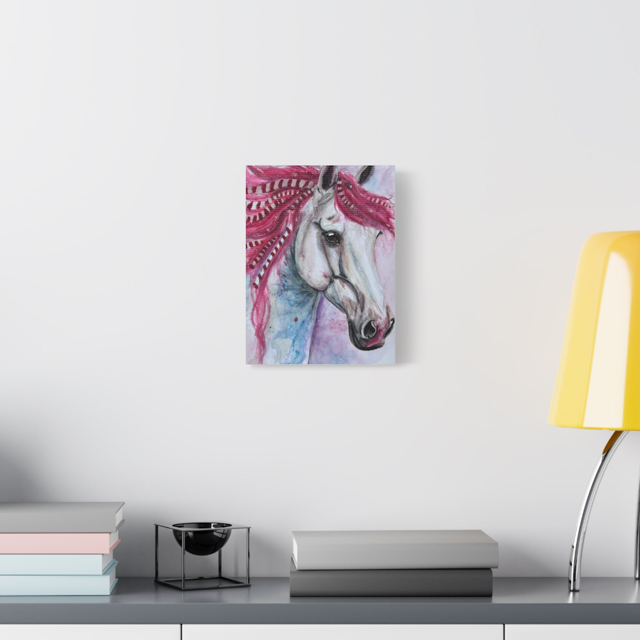 The Candy Cane Horse | Canvas Print