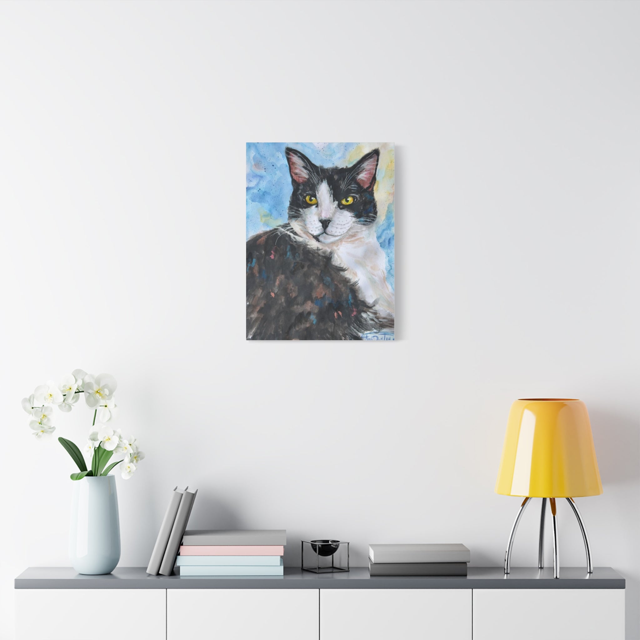 Moose the Tuxedo Cat | Canvas Print