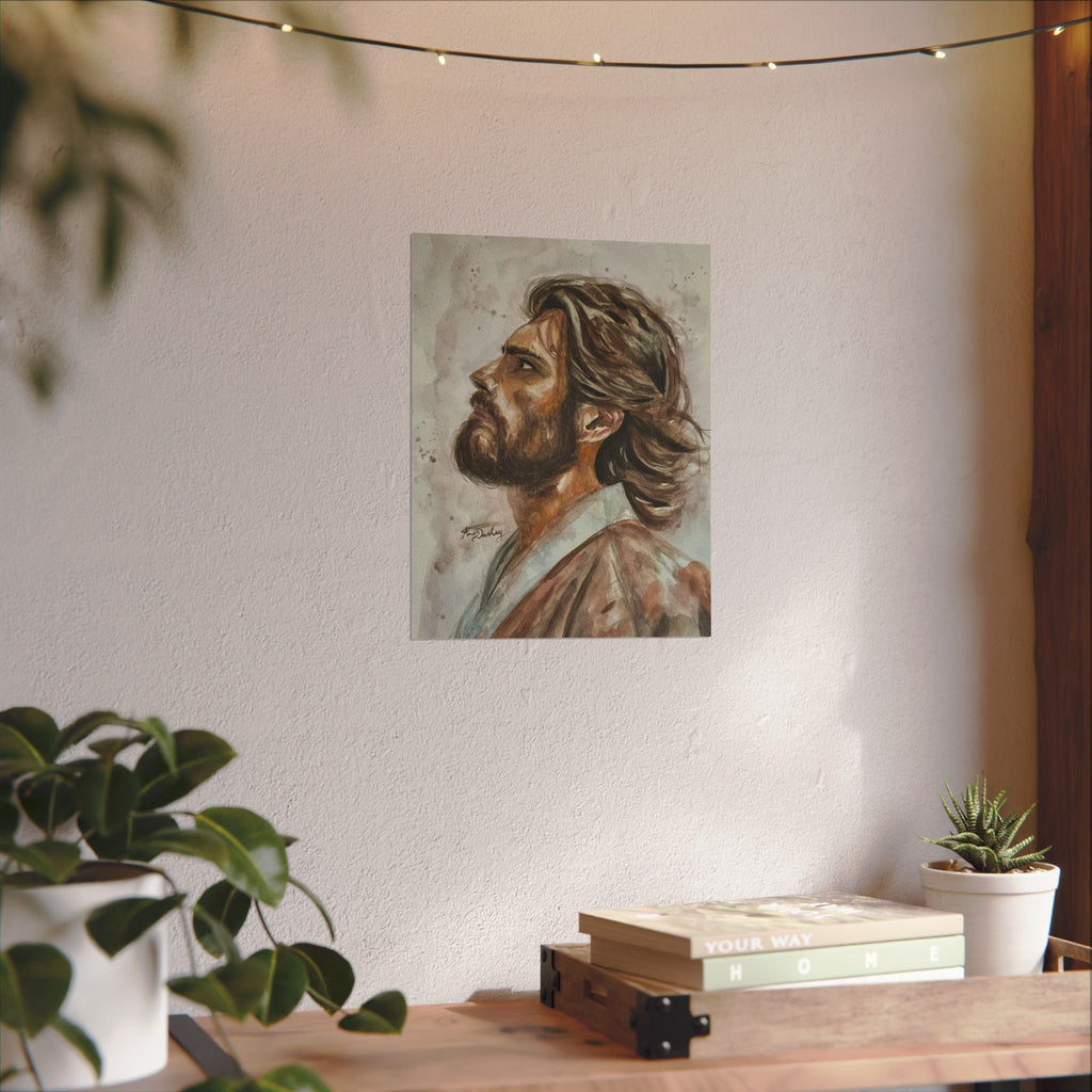 Copy of Copy of Copy of Still, He Stands | Textured Matte Wall Art