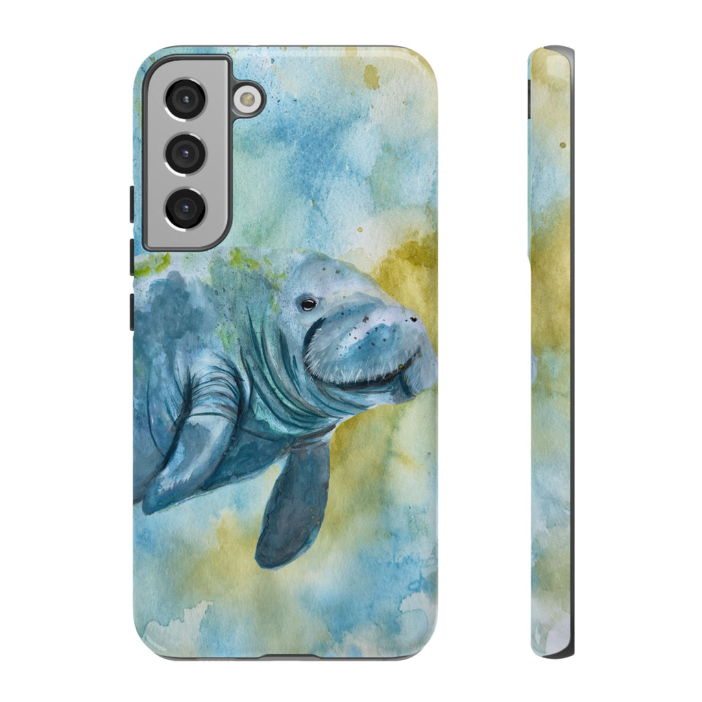 The Manatee | Watercolor Protective Phone Case